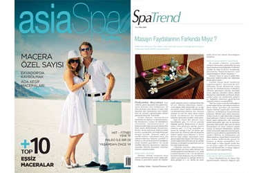 Ebru Şinik - Asia Spa Dergisi Temmuz 2015