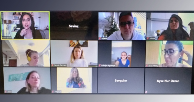 Ayurvedik Yoga Terapi Eğitimi — çevrim içi oturumdan bir kare