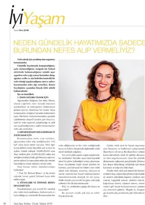 Asia Spa Turkey 2019 | Ebru Şinik Nefes Makalesi