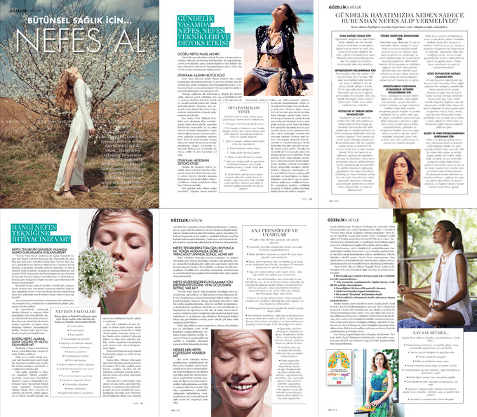 Ebru Şinik – Elle Dergisi Nefes Eki 2017