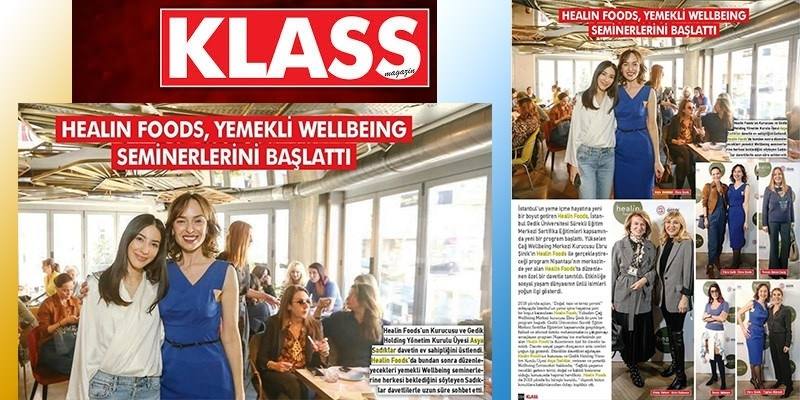 Klass Magazin – Ebru Şinik & Healin Foods daveti