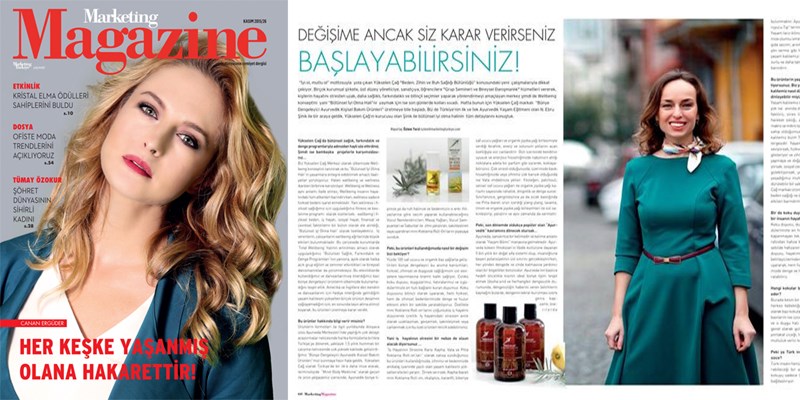 Ebru Şinik - Marketing Türkiye Dergisi Kasım 2015