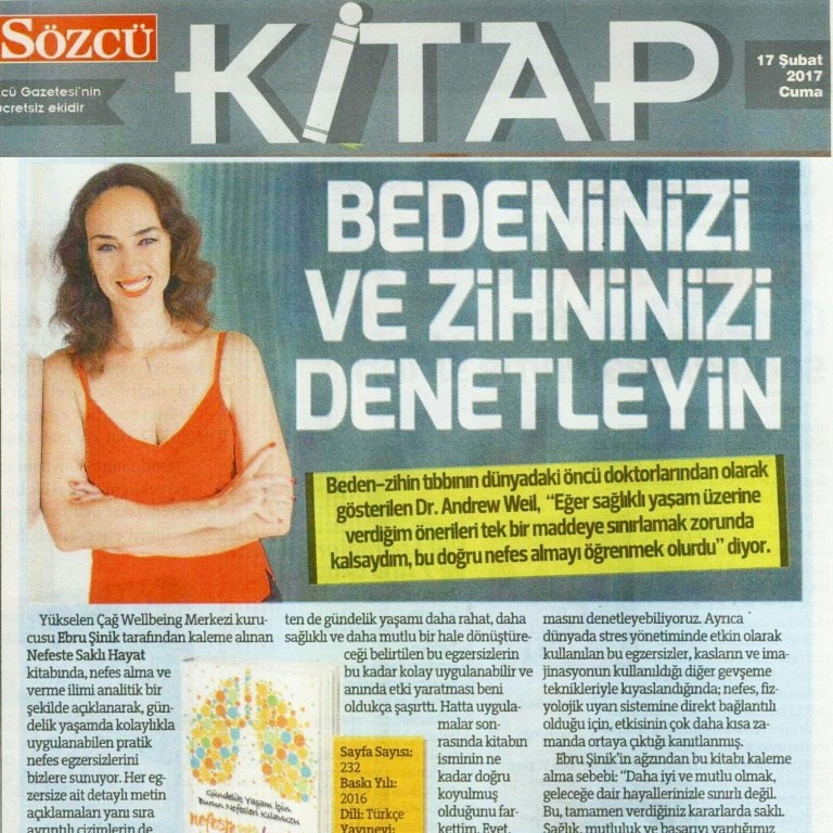 Ebru Şinik - Nefeste Saklı Hayat Sözcü Gazetesi Tanıtımı