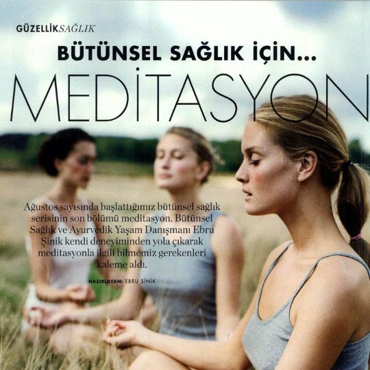 Meditasyon Nedir? | Elle Dergisi Meditasyon Eki Ekim 2017