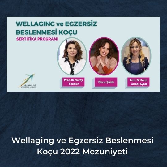 Wellaging ve Egzersiz Beslenmesi Koçu Sertifika Programı 2022 Mezuniyeti