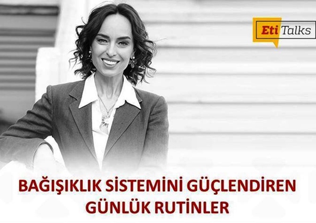 bru Şinik, Eti Akademi "Bağışıklık Sistemini Güçlendiren Günlük Rutinler" online eğitim gerçekleştirdi.