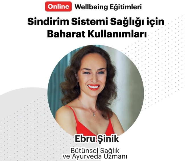 Gedik Üniversitesi Ebru ŞinikOnline Wellbeing Eğitimlerinde Sindirim Sistemi Sağlığı için Baharat Kullanımları