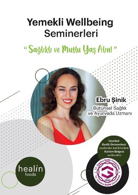 Yemekli Wellbeing Seminerleri Ebru Şinik İstanbul Gedik Üniversitesi