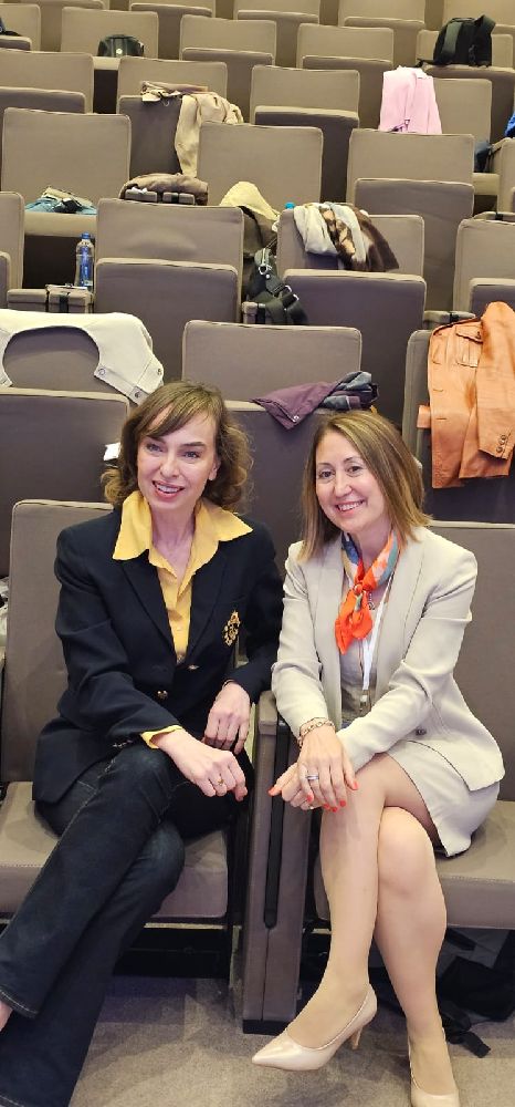Ebru Şinik and Dilek Karaca Bali at EMCC Türkiye Wellbeing Summit