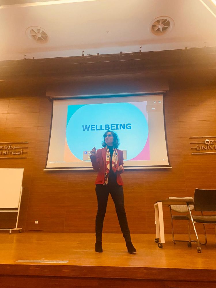 A moment from the Özyeğin University event